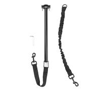 Laisse pour Chien vélo en Nylon avec métal, Corde élastique détachable 76 cm - Résistante 1000 LB, Installation Rapide, idéale entraînement Jogging et Cyclisme