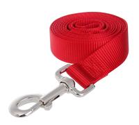 Laisse pour Chien XL 120cm en Nylon Confort Durable avec Mousqueton Rouge