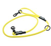 Laisse pour Chien Xtreme traqueur Ronde 120 cm ø 10 mm - 2 mousquetons Anneau Flottant Jaune CANIHUNT est Une Marque Française.