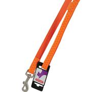 Laisse pour chien Zolux Mac leather Orange 25 mm