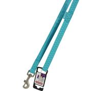 Laisse pour chien Zolux Mac leather Turquoise 10 mm