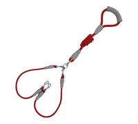 Laisse pour Chiens De Taille Moyenne - Câble Nylon Double Attache - Laisse Renforcee 1.5m avec Poignee Confortable - pour Éducation Canine Randonnée Et Exercice en Extérieur
