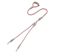 Laisse Pour Chiens De Taille Moyenne Double Attache Cable Renforce | Laisse Renforcee 1.5m avec Poignee Confortable Pour Chiens Moyens Et Grands - Marche, Randonnée, Jogging, Entraînement En