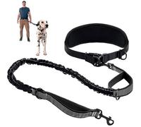Laisse pour Chiens, Laisse Canicross Chiens, Laisse Chien Main Libre, Laisse Chien Autour La Taille, Ceinture Rglabl HARNAIS ANIMAL