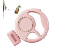 Laisse pour chiens ? Ruban rétractable en nylon avec lumière LED | Très élastique et sans nœuds | Poignée ergonomique pour une prise en main confortable | Télescopique automatique avec frein à une