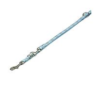 Nobby Tartan Laisse de Dressage pour Chien Bleu Clair 200 cm/10 mm