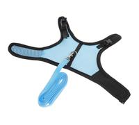 Laisse pour Cochon D’inde et Lapin en Maille Bleue, Taille L | Maille Respirante, Protège la Peau, Usage Intérieur, Style Adorable, Rangement Facile, pour Cobayes et Lapins