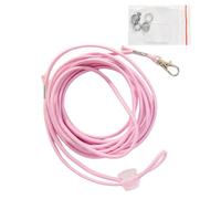 Laisse pour oiseaux de petite taille, perroquets, laisse élastique de 2,5 m, avec cordon de verrouillage réglable, corde de vol amovible, laisse pour oiseaux