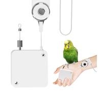 Laisse pour perroquet - Conures de 2 m pour perruche, harnais souple pour oiseaux, corde de traction réglable pour perruches, calopsittes, psittacula