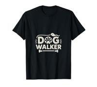 Laisse pour promeneur de chien Motif empreintes de pattes T-Shirt