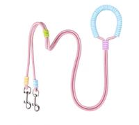 Laisse pr Chien à Clips, Corde Multifonction Rose | Msquon fixation, Laisse Travail, en plein air, Pr propriétaires