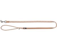 Laisse premium avec rembourrage en néoprène 1,00 m/20 mm motifs boho/ caramel