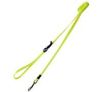 Laisse r fl chissante pour petits chiens, 9,5 mm de large, 1,8 m de long, jaune
