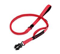 Laisse réfléchissante pour animal domestique avec fermoirs de réglage pour promener et voyager toutes races de chiens absorbant les chocs