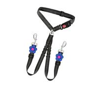 Laisse réfléchissante rétractable pour chien - Ceinture de sécurité 1 à 2 pièces, boucle ronde élastique | Convient pour les chiens et les chats de petite et moyenne taille pour les promenades en