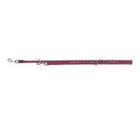 Laisse réglable pour chien TRIXIE Cavo - L-XL: 2m - ø 18 mm - Fushia et gris graphite
