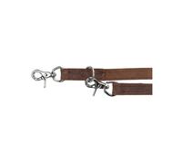 Trixie Rustic V-19003 Laisse réglable en Cuir Gras pour Chiens de Grande à très Grande Taille Marron foncé Taille L à XL 2 m x 25 mm