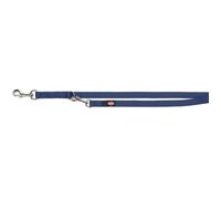 Laisse réglable - Premium - 2,00 m - 25 mm - Indigo - Multi-positions
