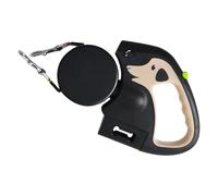 Laisse rétractable automatique pour animal de compagnie - Double contrôle pour chien, protection de sécurité avec longue corde de 3 mètres 6,5 x 1,5 x 4,8 pouces | Chiens d'entraînement à la marche ju