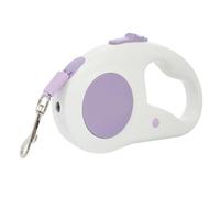 Laisse Rétractable Chien Longe Télescopique de 5 m avec Lumière LED pour