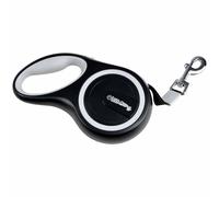 Laisse Rétractable Chien "Résistante" 20cm Blanc