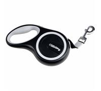 Laisse Rétractable Chien ""Résistante"" 20cm Blanc