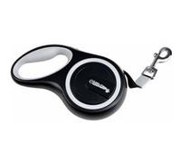 Laisse Rétractable Chien "Résistante" 20cm Blanc