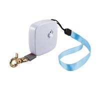 Laisse rétractable en nylon pour petits chiens | Laisse extensible de 2 m pour chien | Laisse légère pour chien | Taille de poche rétractable pour la marche, le jogging, la promenade des animaux de