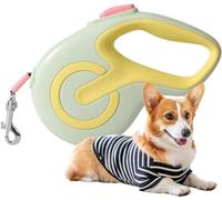Laisse Rétractable for Chien, Laisse for Chien avec Poignée Antidérapante, Frein À Une Main, Pause, Verrouillage, Laisse en Ruban De Nylon Solide for Chiens De Petite À Moyenne Taille(Color:A,Size:S)