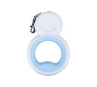 Laisse rétractable for Chien, Rechargeable par USB, lumière LED, 360°, ne nécessite Pas de Promenade, Laisse for Animaux Compagnie, Distributeur Sacs à crottes intégré(2,9.8FT)