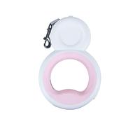 Laisse rétractable, Laisse rétractable for chien, rechargeable par USB, lumière LED, 360°, ne nécessite pas de promenade, laisse for animaux compagnie, distributeur sacs à crottes intégré(3,300cm)