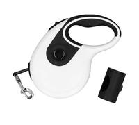 Laisse rétractable pour Chien, 26,24 Pieds, télescopique Automatique, pour Tracteur, Longueur réglable, ABS Durable, en Acier Inoxydable, pour la Marche des Animaux en Plein air