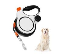 Laisse rétractable pour Chien, 360° Libre, 26 Pieds de Long, avec Distributeur de Sacs poubelles, Conception rétractable, adaptée à la Promenade du Chien en Plein air.