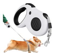 Laisse rétractable pour chien, 5 m, résistante aux chocs, pour animaux domestiques, laisse robuste pour chiens de taille moyenne, pour promenades de course, entraînement et vie quotidienne
