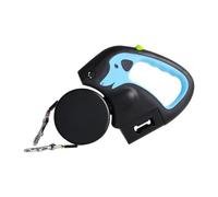 Laisse rétractable pour chien confortable avec poignée antidérapante et corde de remorquage automatique pour rampe de marche de petite et grande race