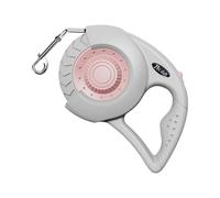 Laisse rétractable pour chien | Corde de marche nocturne de 4,8 m - Corde guide de race moyenne et grande avec frein pour courir à l'extérieur, cour, plage, camping, marche