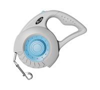 Laisse rétractable pour chien - Corde en nylon solide | Sangle anti-glisse avec poignée antidérapante et contrôle de frein à main | Laisse de dressage durable pour chiens de taille moyenne et grande