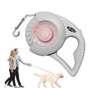 Laisse rétractable pour chien - Corde en nylon solide | Sangle anti-glisse avec poignée antidérapante et contrôle de frein à main | Laisse de dressage durable pour chiens de taille moyenne et grande