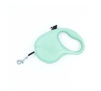Laisse rétractable pour chien, corde en nylon solide, verrouillable en un clic, convient pour les chiens de petite et moyenne taille, 5 m, vert