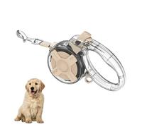 Laisse Rétractable pour Chien, Harnais de Chien Robuste pour Promenade, 13 Pieds avec Crochet Pivotant à 360° et Trou de Suspension pour Petits Chiens et Chats de Taille Moyenne Jusqu'à 44 LB