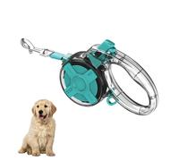 Laisse Rétractable pour Chien, Harnais de Chien Robuste pour Promenade, 13 Pieds avec Crochet Pivotant à 360° et Trou de Suspension pour Petits Chiens et Chats de Taille Moyenne Jusqu'à 44 LB