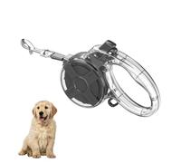 Laisse Rétractable pour Chien, Harnais de Chien Robuste pour Promenade, 13 Pieds avec Crochet Pivotant à 360° et Trou de Suspension pour Petits Chiens et Chats de Taille Moyenne Jusqu'à 44 LB