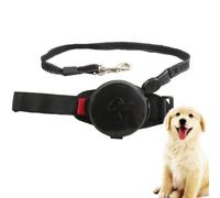 Laisse Rétractable pour Chien,Laisse De Course Extensible Mains Libres De 10 Pieds,Verrouillage Automatique, Ceinture Réglable pour Marcher, Faire du Jogging, Voyage pour Chiens De Moyenne Et Grande