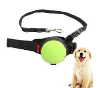 Laisse Rétractable pour Chien,Laisse De Course Extensible Mains Libres De 10 Pieds,Verrouillage Automatique, Ceinture Réglable pour Marcher, Faire du Jogging, Voyage pour Chiens De Moyenne Et Grande
