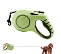 Laisse rétractable pour chien - Laisse de promenade pour animal domestique de 6,1 m, résistante à la mastication | Corde à enroulement automatique avec lumière DEL pour chien solide, extensible pour