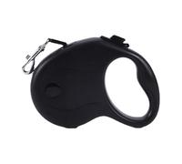 Laisse rétractable pour chien - Ne s'emmêle pas, rotation à 360 degrés et frein à une main, sangle en nylon extensible solide, 15 x 9 cm, boîtier compact, 3 m de long, boîtier ABS haute densité pour