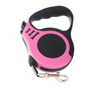 Laisse rétractable pour chien pour la promenade - Corde de traction automatique robuste - Design compact pour le sport, le camping, la randonnée