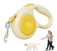 Laisse rétractable pour chien - Rallonge robuste, système de freinage et de verrouillage à une main | Boîtier ABS résistant aux intempéries avec poignée antidérapante, de marche durable