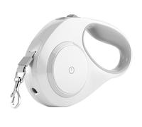 Laisse rétractable pour chien, réglable pour animaux de compagnie actifs, corde de traction télescopique LED, couleur classique pour la randonnée, la marche, le camping et les sports de plein air