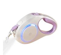 Laisse rétractable pour chien, traction télescopique automatique, 5,1 x 11,9 x 18,8 cm, lisse et antidérapante, ergonomique, outil d'entraînement en plein air pour le camping, le sport, la randonnée